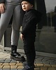 spodnie dla dziewczynki Spodnie w typie legginsy, czarne 3