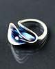 kolczyki wire wrapping Srebrny pierścionek Kalia 1