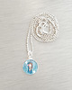 wisiory Madonna Kwiatowa - srebrny simple mini 1