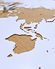 zegary Zegar z litego drewna z mapą świata, WORLD 1