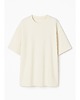 bluzki kimonowe damskie T-shirt ecru oversize YY500330 1