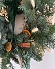 wianki bożonarodzeniowe Duży świąteczny wianek naturalny szmaragd 7