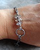 bransoletki srebrne Diamenty z Herkimer srebro 925 8