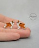 kolczyki ceramiczne Lassie szkocki  collie-  ceramiczne kolczyki 1