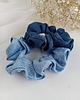 gumki do włosów Jedwabne scrunchie, gumka do włosów, upcykling - zestaw 4