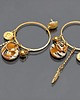 kolczyki pozłacane Kolczyki pozłacane Alloys Collection - Boho /łapacze snów/ 1