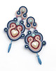 kolczyki soutache Boho kolczyki 4