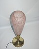 lampy stołowe Lampa stołowa Modern lata 60.  Mosiądz i szkło  Vintage  E14 5