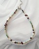 chokery Naszyjnik choker BOHO ART granat, turmalin, amazonit 4
