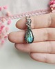 wisiory Naszyjnik Labradoryt stal chirurgiczna wisiorek handmade 3