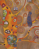 obrazy Gustaw Klimt - obraz na naturalnym jedwabiu 3