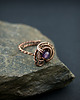 pierścionki - różne Ametyst regulowany pierścionek z miedzi 6