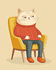 plakaty Plakat - Grumpy cat 1