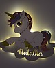 lampy do pokoju dziecka Oryginalna personalizowana lampka JEDNOROŻEC UNICORN z imieniem 2