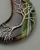 wisiory Wisiorek księżyc agat drzewo życia wire wrapping 1