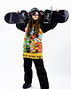 bluza z kapturem damska Damska Bluza Snowboard DR.CROW Komiks 1