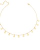 złote naszyjniki Choker/ naszyjnik "Gypsy" - srebro 925 pozłacane 1