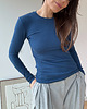 bluzki z długim rękawem damskie Longsleeve Stockholm blue cn 1