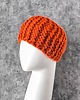 czapki damskie WOOLY ruda opaska z wełny i alpaki 3