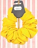 gumki do włosów L średnia gumka do włosów jedwab naturalny scrunchie żółta słoneczna 1