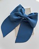 spinki i klamry do włosów Jedwabna kokarda do włosów Blue Silk 1