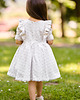 sukienki dla dziewczynki Piękna muślinowa haftowana sukienka z koronką Camile 2