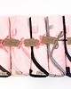 kocyki, kołderki, pościel dla dzieci Kocyk FloppyLove Pink & Brown Tags 3