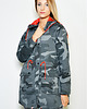 kurtki damskie EVC DSGN / kurtka parka Camouflage Yrslf PJ 1