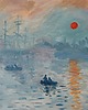 obrazy Obraz  ręcznie malowany Claude monet impresja wschodzącego słońca 1