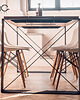 stoły Stół Dębowy lity industrial Loft  B 4