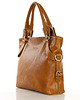 torebki do ręki Kuferek skórzany premium bag - MARCO MAZZINI camel 6
