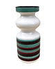 wazony Kolorowy ceramiczny wazon Strehla Keramik, Niemcy lata 60. 2