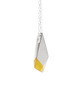 wisiory ONE AMBER EDGE / amber and silver necklace 3
