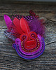 broszki Barwna broszka soutache z piórami 5