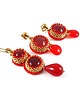 komplet biżuterii Biżuteria czerwona z minerałami Miłość 4