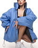 kurtki damskie Kurtka typu bomber oversize baby blue 9
