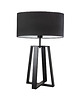 lampy stołowe Duża lampka nocna do salonu z morskim abażurem THOR VELUR 6