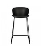krzesła Krzesło Barowe Stołek Barowy Mulino Black 83 cm 1