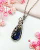 wisiory Naszyjnik Labradoryt stal chirurgiczna wisiorek handmade 3