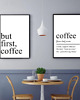 plakaty DWA PLAKATY do kuchni do kawiarni coffee kawa 2
