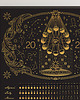 plakaty Kalendarz Faz Księżyca 2026 - Plakat Black format 40x50cm 4