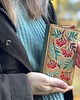 portfele damskie Haftowany portfel - jarzębina na szałwii 1