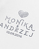 stemple ślubne Stempel ślubny 40mm personalizowany, serce 3