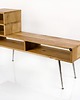szafki Szafka RTV Dąb Loft Drewno Lite  130 cm  RTV-8 2
