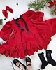 sukienki dla dziewczynki Sukienka Red Velvet Merry 2