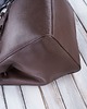 torby na ramię TORBA SHOPPER SKÓRZANA DAMSKA NA RAMIĘ BRĄZOWA PAOLO PERUZZI IN-64-BR 6
