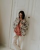 bluza bez kaptura damska Bluza Hugs, coral rose 7