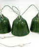 ozdoby choinkowe Zestaw 3 ceramicznych dzwonków choinkowych 4