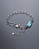 bransoletki wire wrapping Sztabka /blue sky /- bransoletka 5