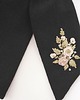 spinki i klamry do włosów HAFTOWANA Spinka do włosów kokarda CZARNA 1